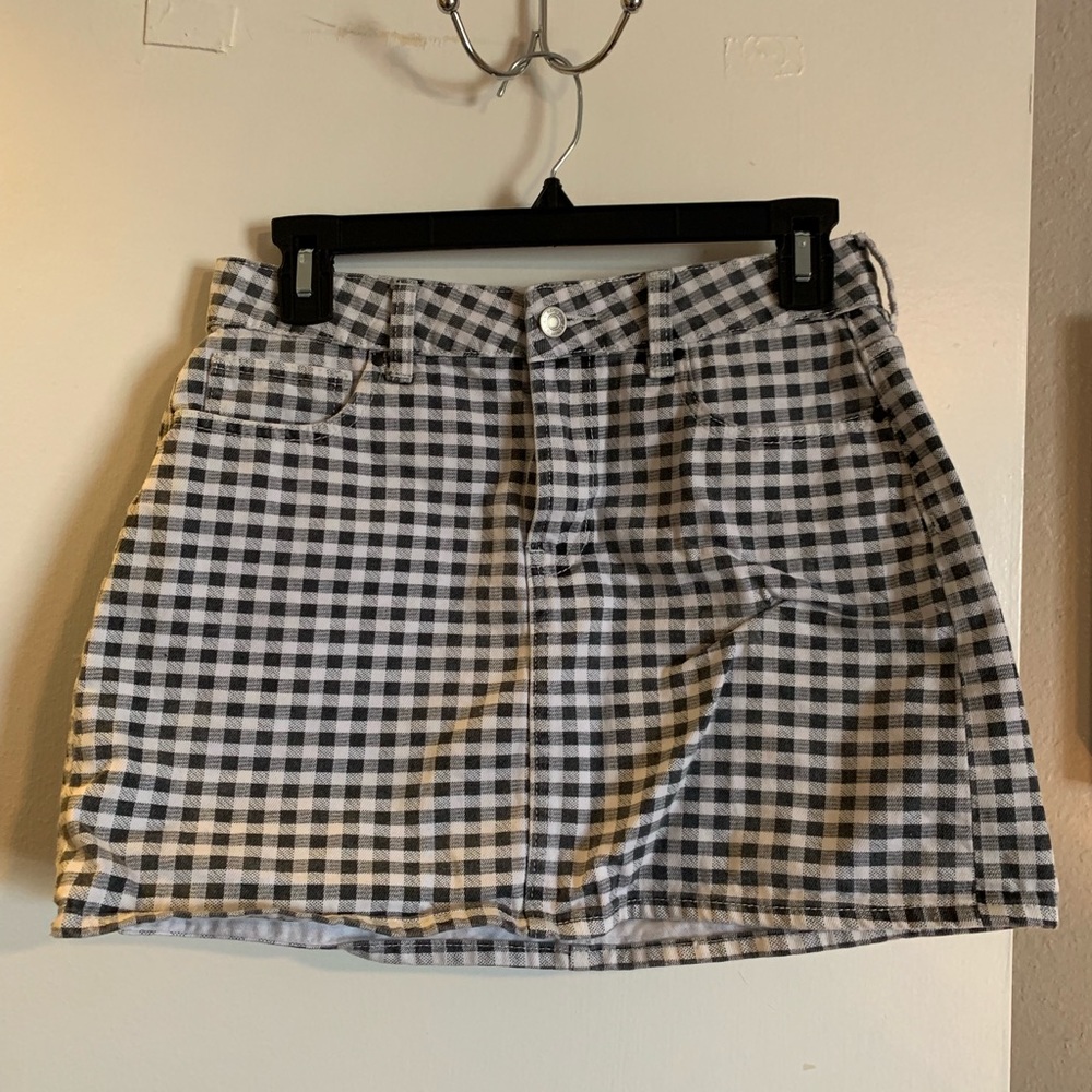 Checkered skirt